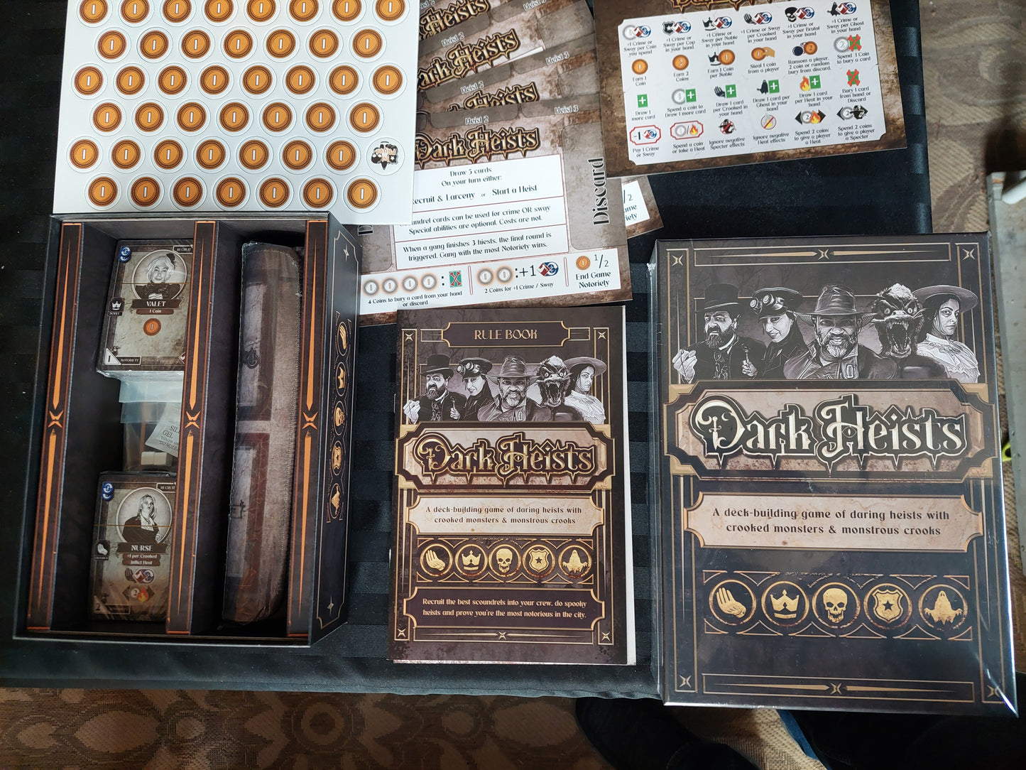 Dark Heists board game